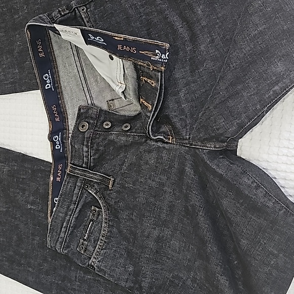 D&G DOLCE & GABBANA, Black Jeans Button FlySize unisex 32 (Italian 46) - Picture 5 of 14